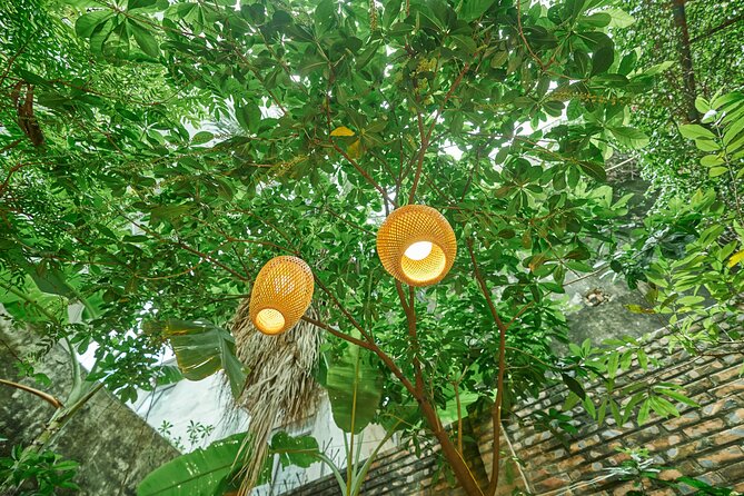 Hanoi Cooking Class: Culture, Local Market & Meaning CSR Impact - Cooking Vietnamese dishes in a garden villa