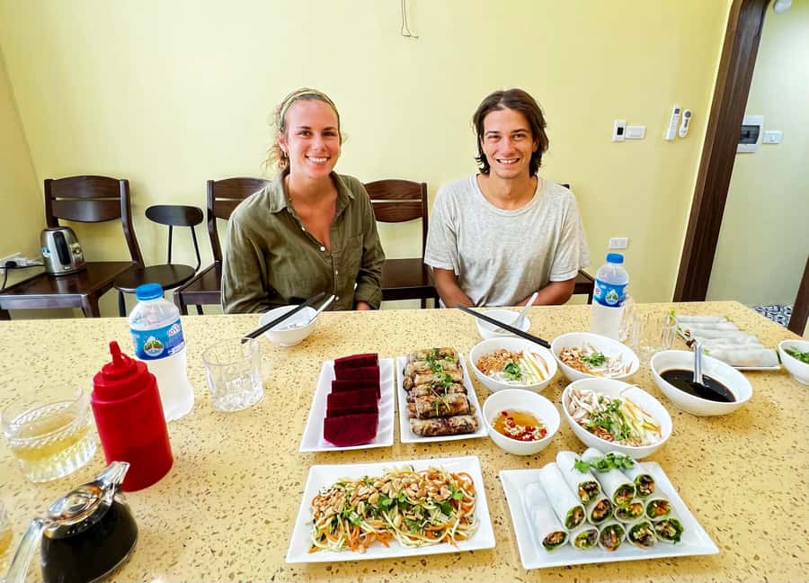 Hanoi: Maya Traditional Cooking Class & Market Tour - Pho two ways, with plenty of hands-on work
