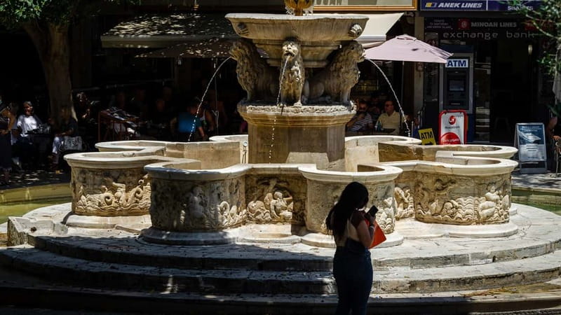 Heraklion: Heraklion Market & CretAquarium <em>SKIP The Line – Key points to know before booking’ /></p>
<ul>
<li><strong>Cretaquarium is the first major stop:</strong> Allow about 80 to 90 minutes for Mediterranean fish, sharks, sea turtles, tuna, clams, and jellyfish.</li>
<li><strong>The aquarium ticket is extra:</strong> Pay €12 for an adult or €6 for a child aged 5 to 17, with skip-the-line tickets available on the bus.</li>
<li><strong>Heraklion time is split between market and city center:</strong> You may visit the open market first, then have roughly two hours around the central market and historic center.</li>
<li><strong>The city portion mixes guidance and free time:</strong> Liberty Square, Morosini Lion Fountain, Koules Fortress, and the Venetian Walls are key sights, but you may explore some areas on your own.</li>
<li><strong>Pickup covers many resort areas:</strong> Service is listed from Malia, Stalis, Hersonissos, Anissaras, Analipsi, Gouves, Gournes, Kokkini Chani, Heraklion, Ammoudara, and Sissi.</li>
<li><strong>This is not suitable for wheelchair users:</strong> Infants sit with their parents rather than receiving a separate bus seat.</li>
</ul>
<h2>Why this Crete day trip works as a two-part outing</h2>
<p><img width="800" height="450" decoding="async" src=