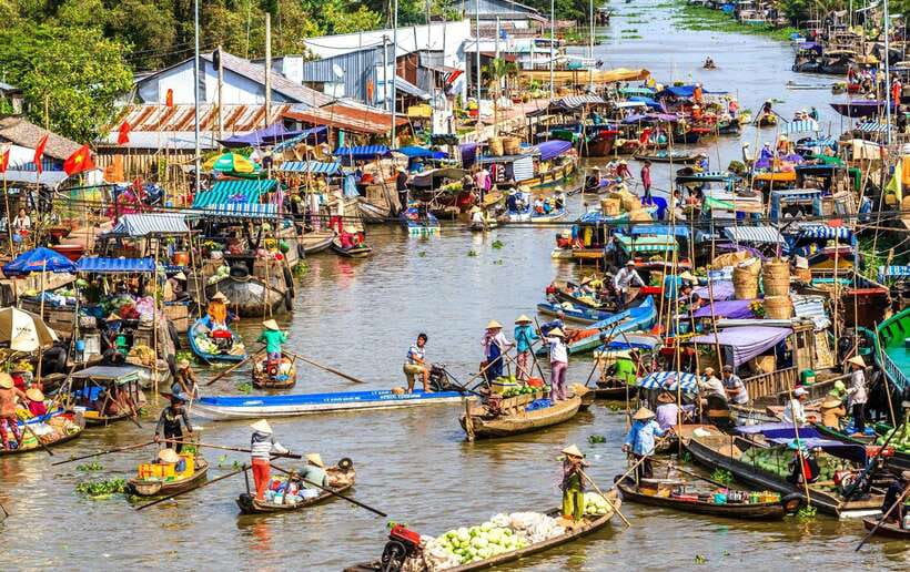 Ho Chi Minh City: Cai Rang Floating Market in Can Tho Tour - Cai Rang Floating Market from the breakfast boat