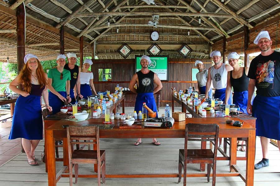 Hoi An: Bay Mau Cooking Class w/ Market & Basket Boat Option - The basket boat through the coconut forest