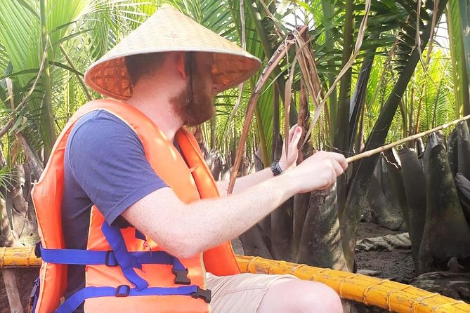Hoi An Eco Tour Cooking Class & Fishing (Local market,basket boat,learn cooking) - Paddling through Bay Mau Coconut Forest
