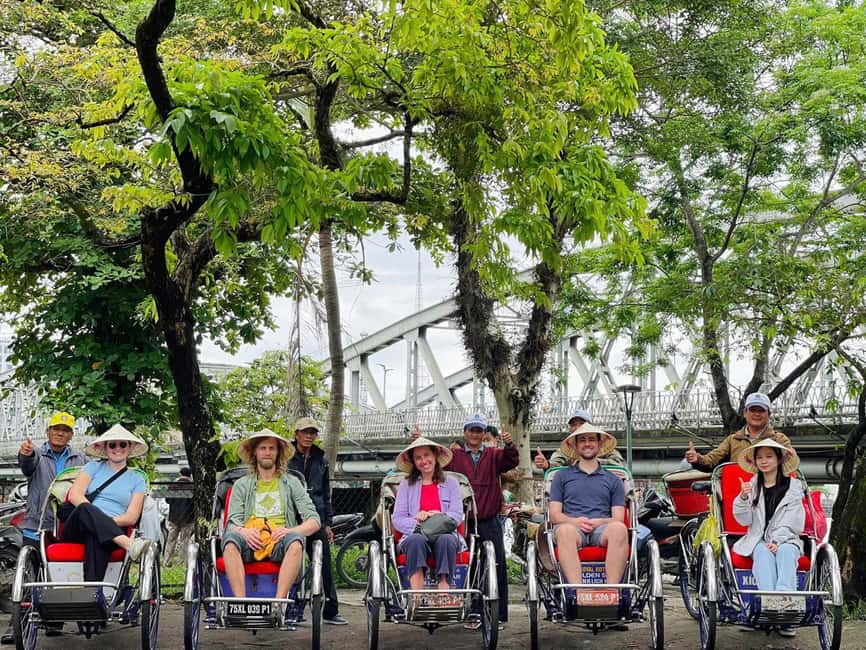 Hue City: Cyclo, Market Tour & Cooking Class at Madam Thu - Three Hue dishes, three different skills