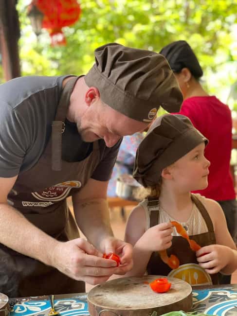 Hue City: Cyclo, Market Tour & Cooking Class at Madam Thu - The meal is part of the value