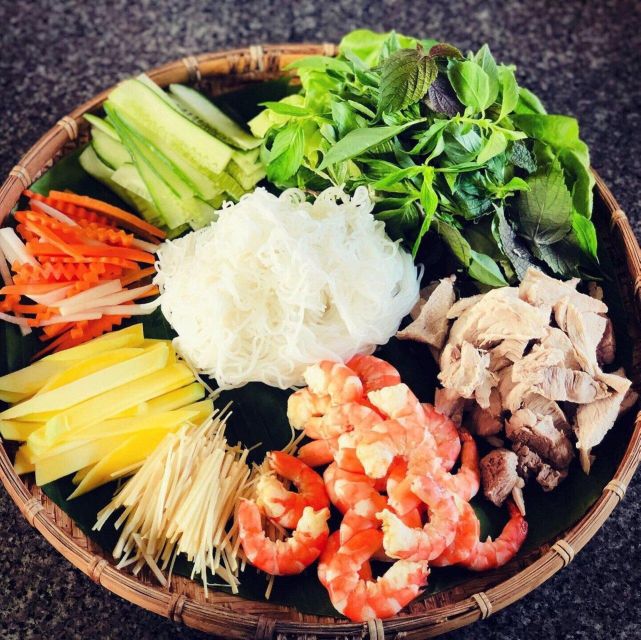 Hue: Vietnamese Cooking Class in Local Home & Market trip - Eating the food you prepared