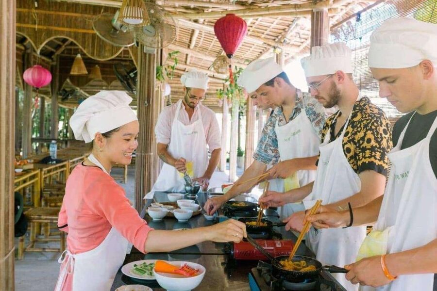 Hue: Vietnamese Cooking Class in Local Home & Market trip - Cooking in a Hue family home