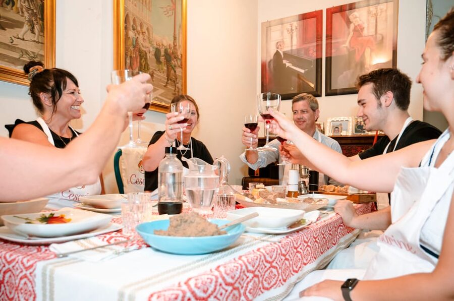 Ischia: Market, Cooking Demo & Meal at a Local's Home - Four courses at an Italian home