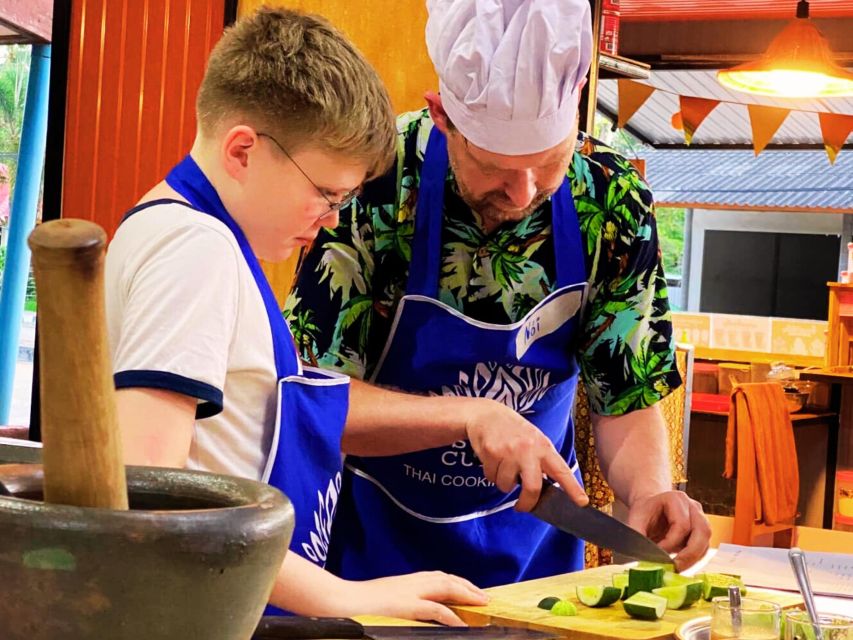 Ko Lanta: Thai Cooking Class with Market Tour and Dinner - The evening class turns cooking into dinner