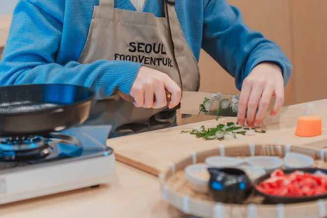 Korean Cooking Class with Grocery Shopping at Seoul Local Market - From market ingredients to a Korean home meal
