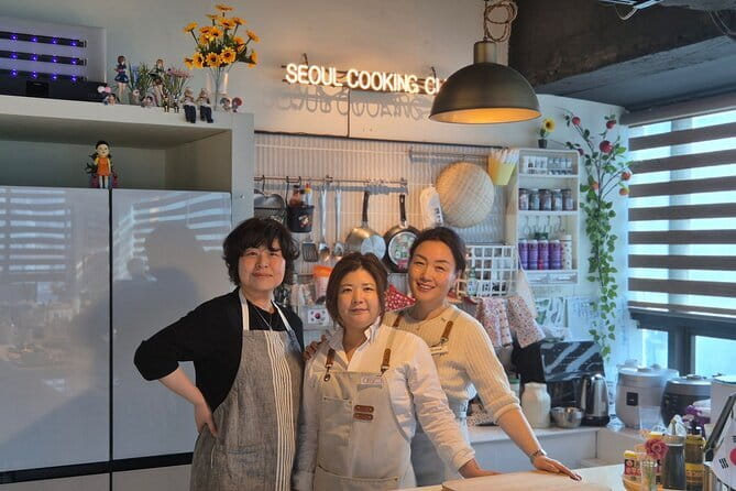Korean Cooking Class with Grocery Shopping at Seoul Local Market - Booking, timing, and cancellation details