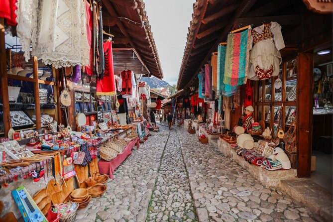 Kruja castle, the old Bazaar & Sarisalltik- Departure from Tirana - The drive back to Tirana