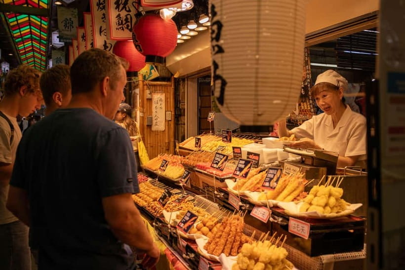 Kyoto: Local Food Tasting Tour at the Nishiki Market - The first tastes: yuba, obanzai, and Kyoto seasonings