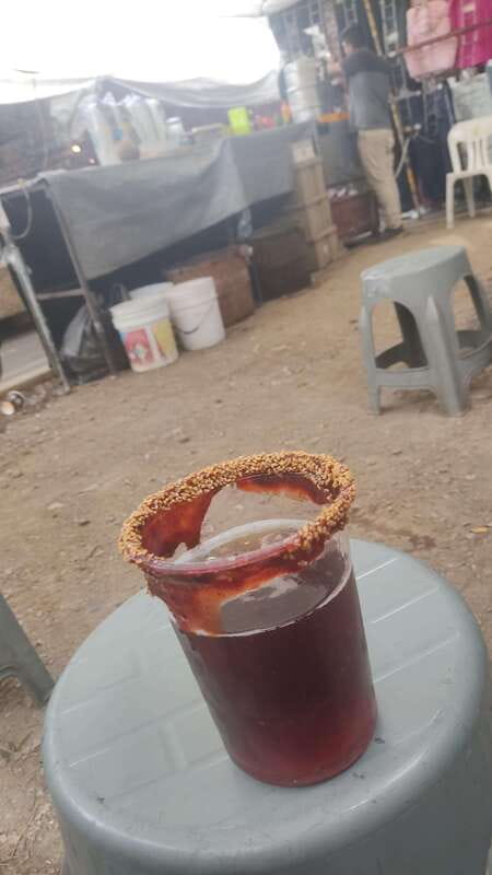 La Lagunilla's Antique Bazaar - Street food, Turkish coffee, and the included Michelada