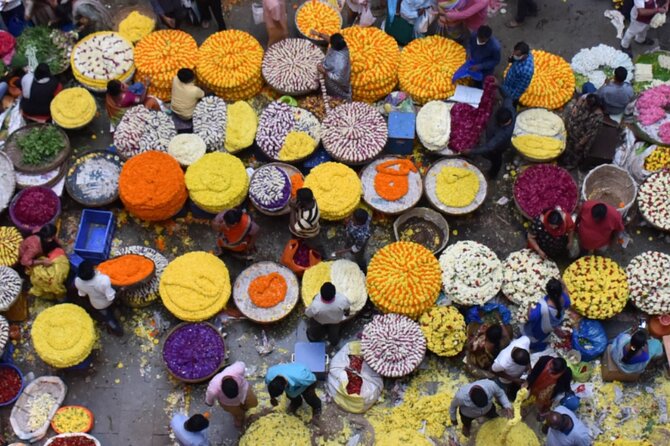 Lalbagh+Bull Temple+Tipu Palace+Market+Lunch=Bangalore City Tour - The Bull Temple and Ganesh worship