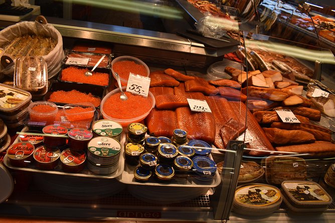 Latvian food tasting tour at Riga Central market - Entering Riga Central Market through five zeppelin hangars