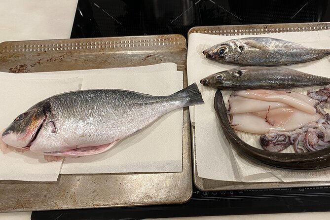 Lisbon Market and Food Tour with Cooking Class and Lunch - The menu: peixinhos da horta, cataplana, and orange dessert