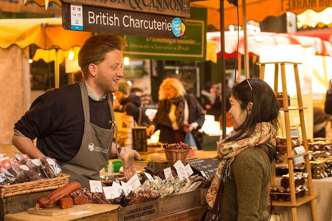 London Bridge & Borough Market Food Tour with 7 Authentic Dishes - British cheeses in a historic pub