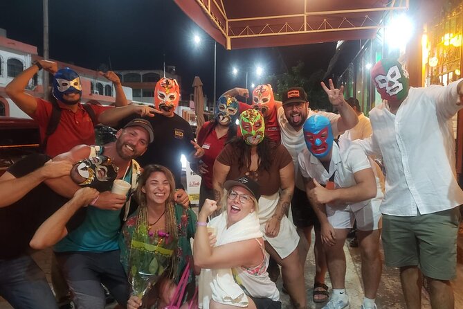 Lucha Libre, Tacos, Margaritas,Tequila and Night Market Tour - Tequila tasting with five different types