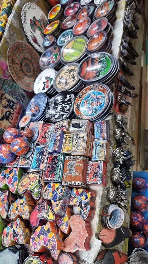Maasai Market Souvenir Shopping - Who will enjoy this most