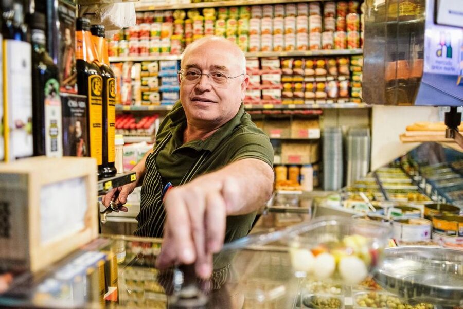 Madrid: Ultimate Food Tour of Local Markets & Tapas - The calamari sandwich at Bar La Campana