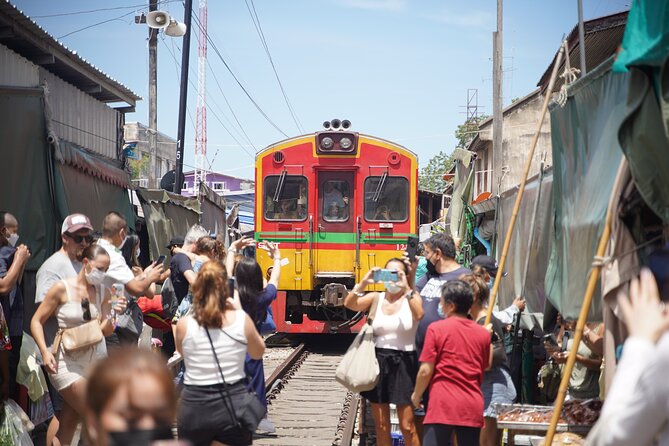 Maeklong Railway Market and Floating Market - Damnoen Saduak Floating Market after the railway stop