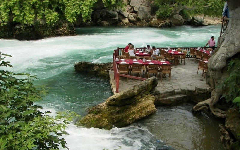Manavgat Grand Bazaar With River Boat And Waterfall Tour - Lunch aboard the boat