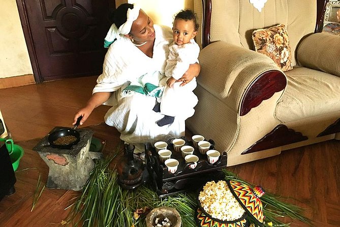 Market Tour and Cooking Class with a Coffee Ceremony at a Home in Addis Ababa - Eating with Daniel and Tigist’s family