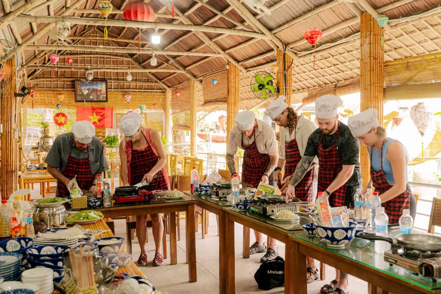 Market Tour - Cooking Class - Coconut Boat Riding - A Hoi An morning that connects market to table
