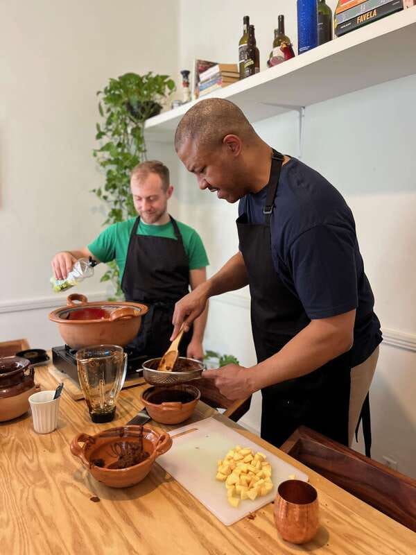 Market tour, cooking class & three-course Mexican feast - A three-course meal at a carefully set table