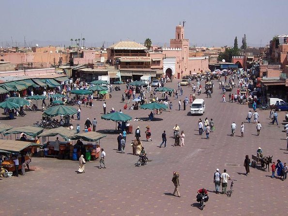Marrakech: Bahia Palace, Saadian Tombs, Souk and Medina Tour - The Mellah and a wider view of Marrakech