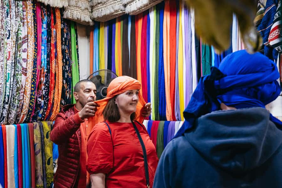 Marrakech: Colorful Medina Souks Guided Walking Tour - Souk Semmarine and the craft sections