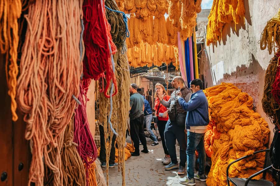 Marrakech: Colorful Medina Souks Guided Walking Tour - Souk Cherifia and smaller lanes