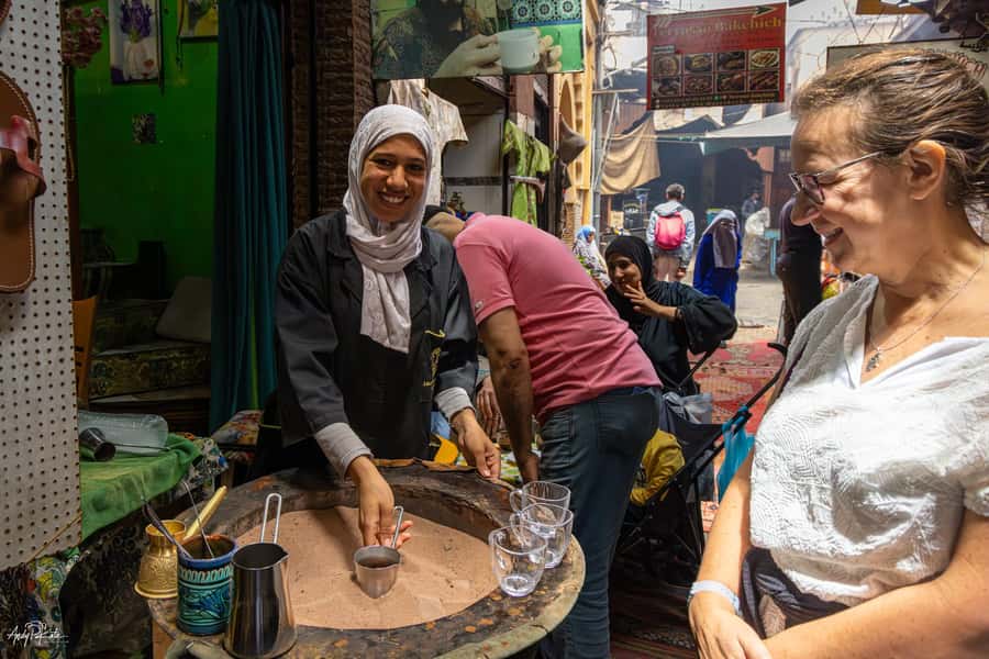 Marrakech: Medina, Souks, Artisans Guided Tour with Mint Tea - Souk El Attarine and the smaller shopping lanes