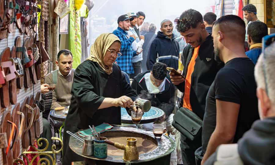 Marrakech: Medina, Souks, Artisans Guided Tour with Mint Tea - Souk Haddadine and the sound of metalwork