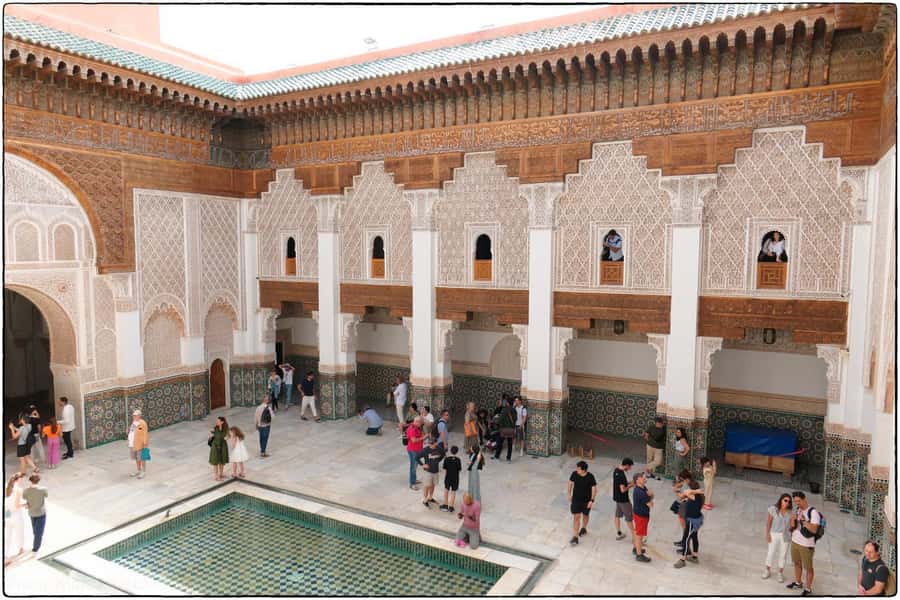 Marrakech: Monuments, Souks and Medina Guided Walking Tour - Ben Youssef Medersa and Morocco’s finest tilework