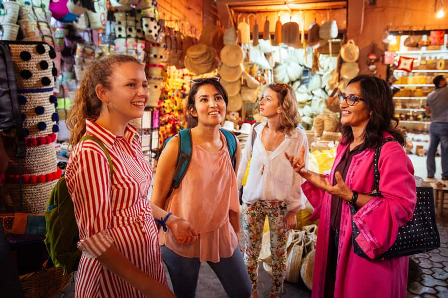 Marrakech: Private Souks Tour with Tea and Traditional Snack - Starting at the Mellah and spice souk