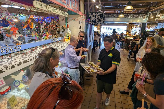Meet the Market- Food and Fun tour in Pike Place Market - Starting at The Crumpet Shop and Totem Smokehouse