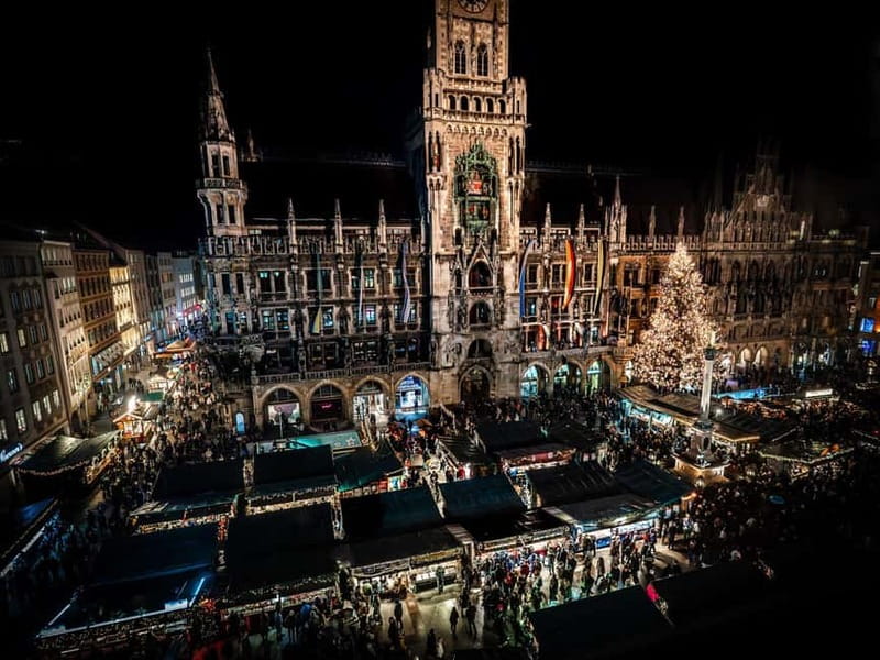 Munich: Christmas Markets Food & Drink Tour - The Crib Market and the meaning of the displays