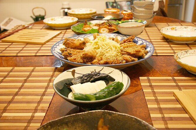 Nagoya Super Market Tour & Home Cooking Class with a Local, Akiko - The meal and local alcohol