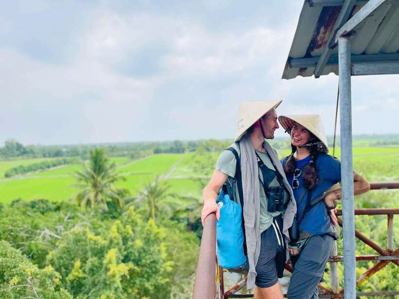 Nature reservation and Floating Market - Through the narrow canal network