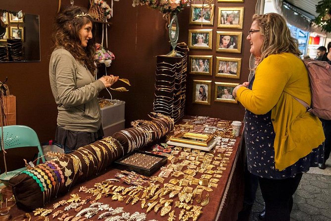 New York City Christmas Holiday Lights and Markets Walking Tour - Bryant Park’s small stalls and big-city setting