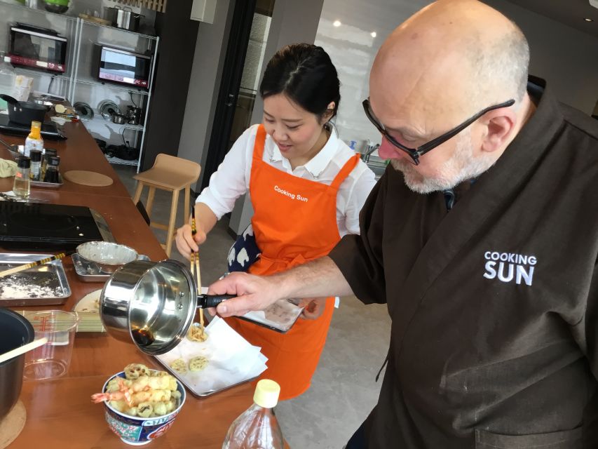Nishiki Market Food Tour with Cooking Class - What happens in the cooking studio
