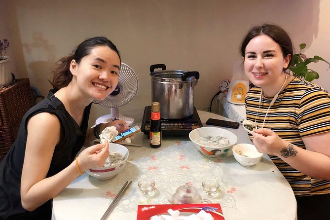 Organic Chinese Dumpling Class with Market Walk - Making the filling from scratch