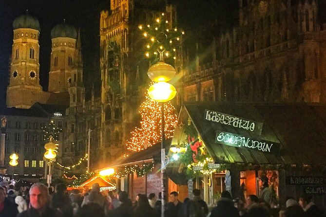 Original Munich Christmas Market Tour with Festive Wine and Food - The Residenz courtyard: palace setting and seasonal food