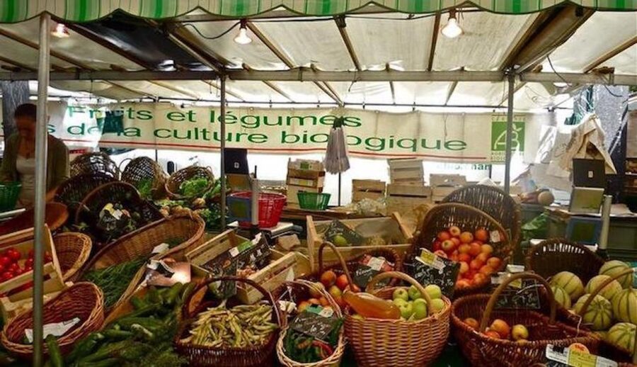 Paris: Food Market Tour in Bastille - The covered market: cheese, fish, poultry, and flowers