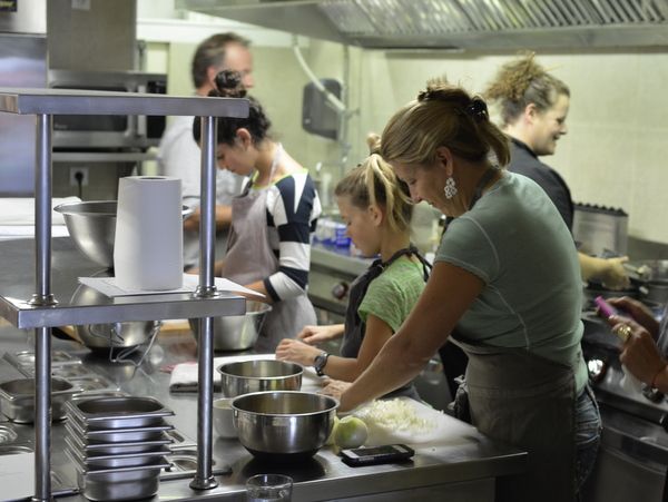 Paris: Full-Day Cooking Class, Market Tour and Lunch - Shopping the Latin Quarter market