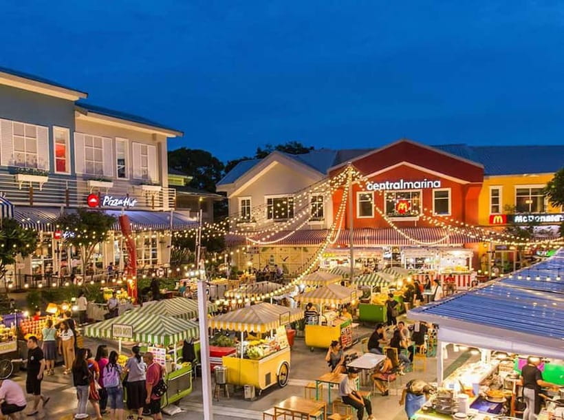 Pattaya: Big Buddha Temple, Night Market, and Sunset Tour - Pattaya Marine Night Market for food and souvenirs