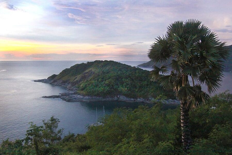 Phuket: Amazing Sunset View & Local Market Tour - Promthep Cape at sunset