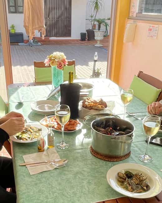 Porto: Coastal Villages Market & Seafood Cooking Tour - Inside the cooking session in Espinho