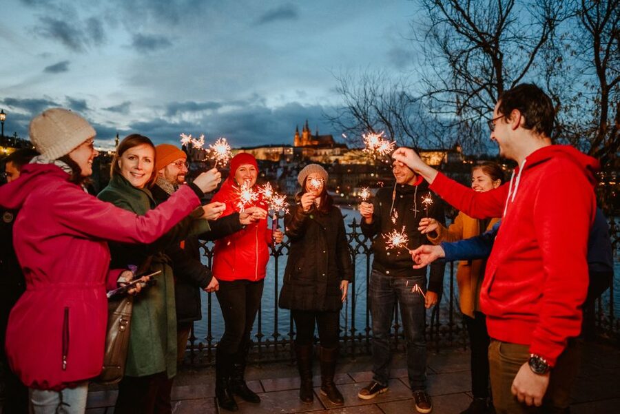 Prague: 2-3h Magical Christmas Markets Tour with Inclusions - Walking through Old Town with a local story